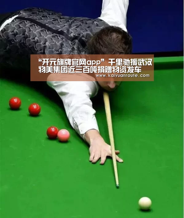 “开元旗牌官网app”千里驰援武汉 物美集团近三百吨捐赠物资发车(图1) 开元旗牌官网